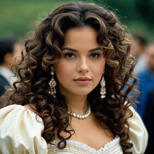 Woman in Julieta Madrigal Inspired Costume
