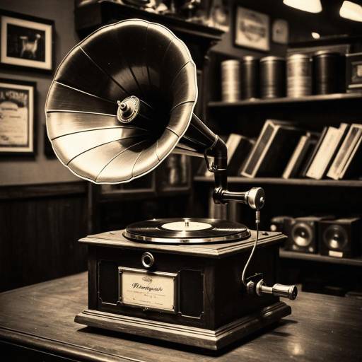 Dramatic Vintage Phonograph in Store