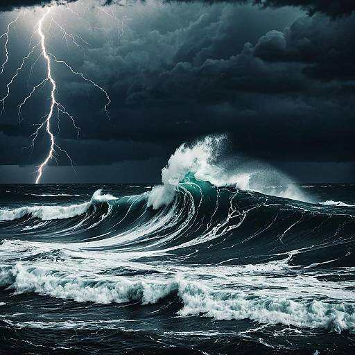 Stunning Stormy Ocean Scene in Detail