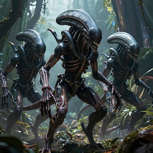 Xenomorph Tyranids Biomechanical Alien Horror