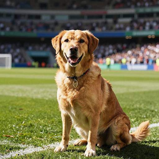 Cristiano Ronaldo Dog on Soccer Field