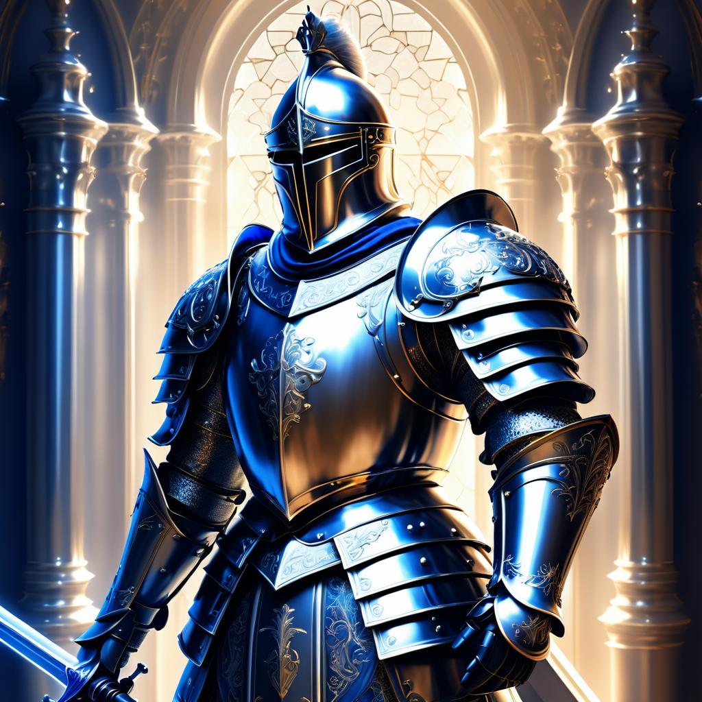 Regal Knight: Digital Art Masterpiece