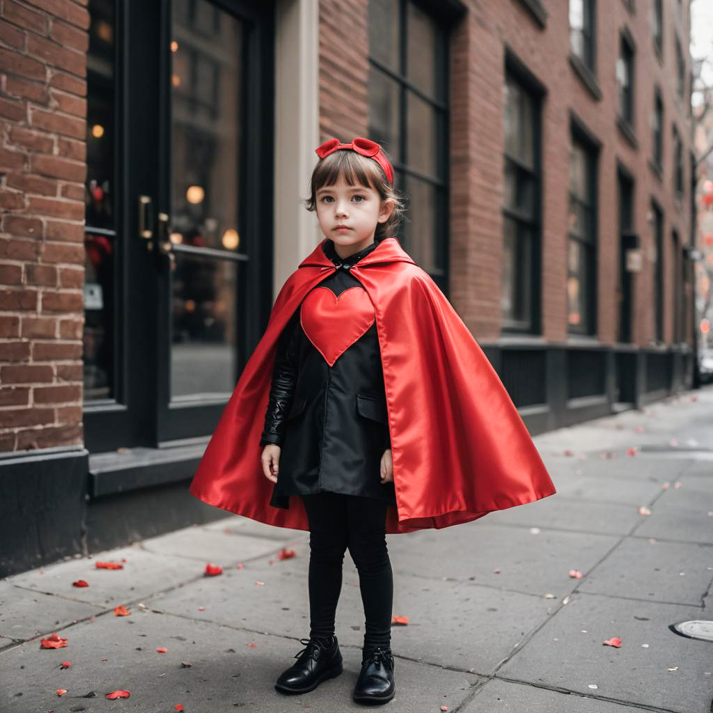 Valentine's Day Kid in Heart Cape