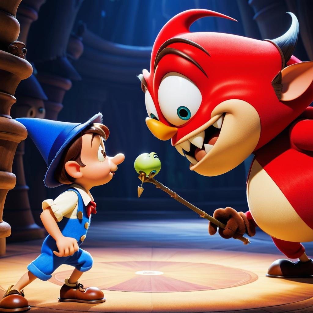 Epic Showdown: Pinocchio vs. Monstro