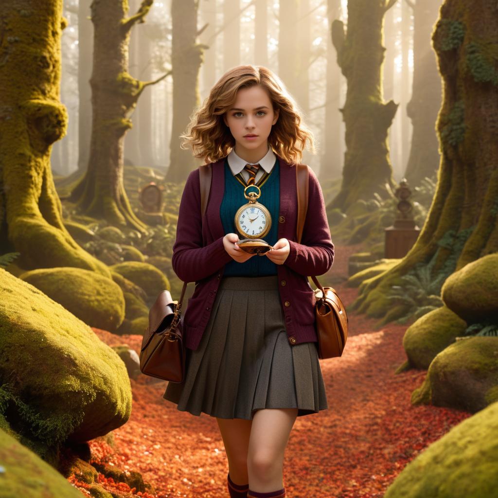 Hermione Granger in a Candy Forest