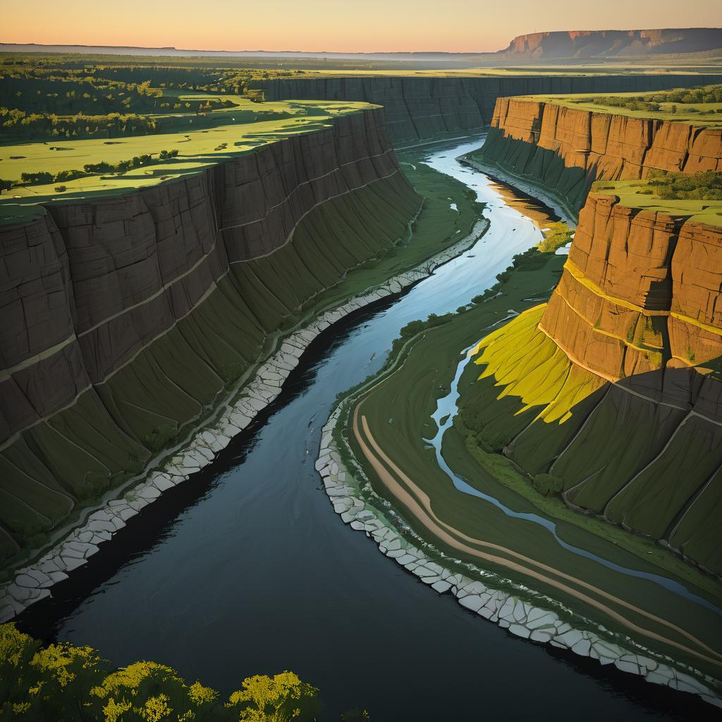 Twilight Serenity at Serpent’s Bend River