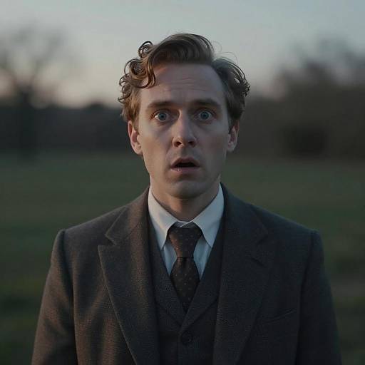 Surreal Victorian Twilight Pop-Badger 8k Portrait