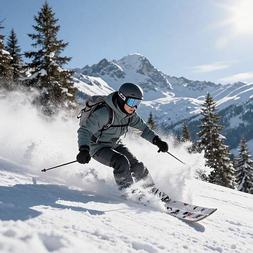 Jar Jar Binks Skiing Powder Bowl