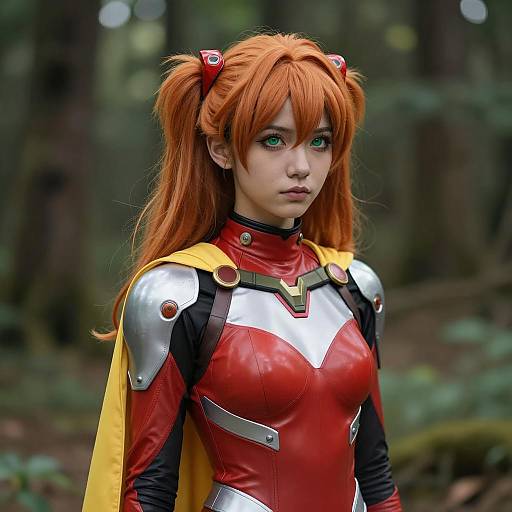 Photorealistic Cosplay Portrait in Nature