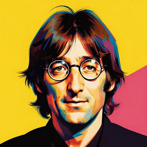 John Lennon Pop Art Portrait