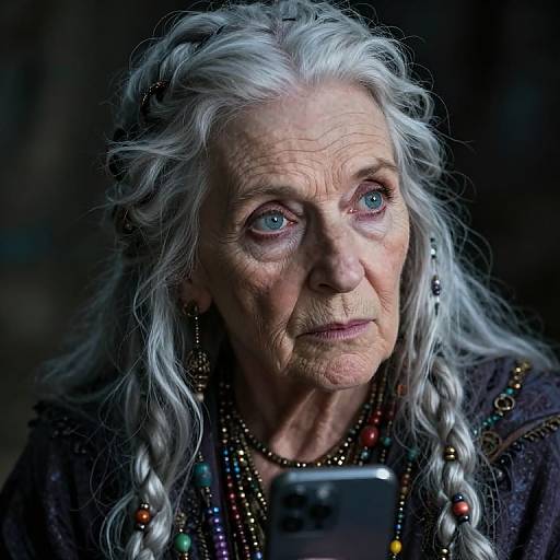 Photorealistic Portrait of Wise Witch