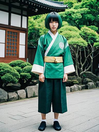 Cosplay photo of haku (sen to chihiro no kamikakushi). Costume clothes