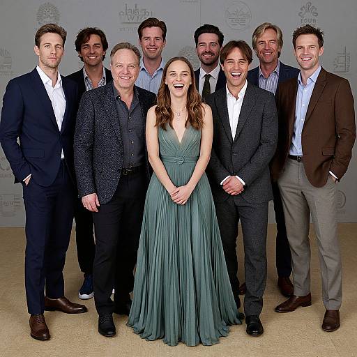 Natalie Portman Laughing Portrait