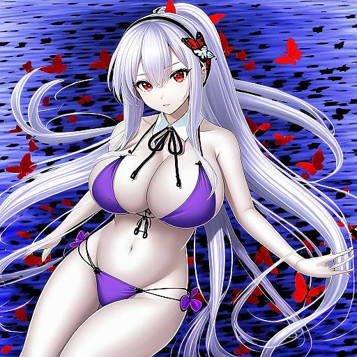 Illustration of Dunkerque (azur lane), azur lane in the style of Yano mitsuki (nanairo)