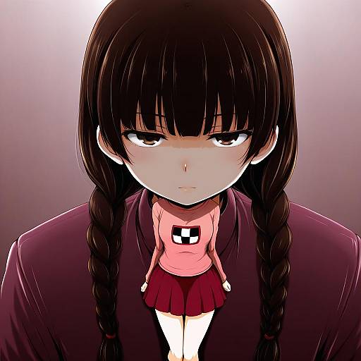 Illustration of Monoe, yume nikki in the style of Sasaki akira (ugc)