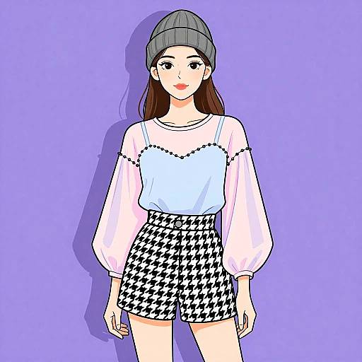 Contemporary Woman in Eclectic Fashion