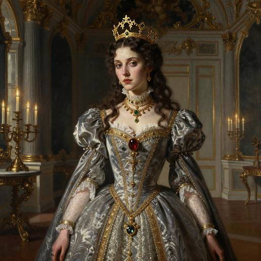 Regal Gothic Princess Portrait