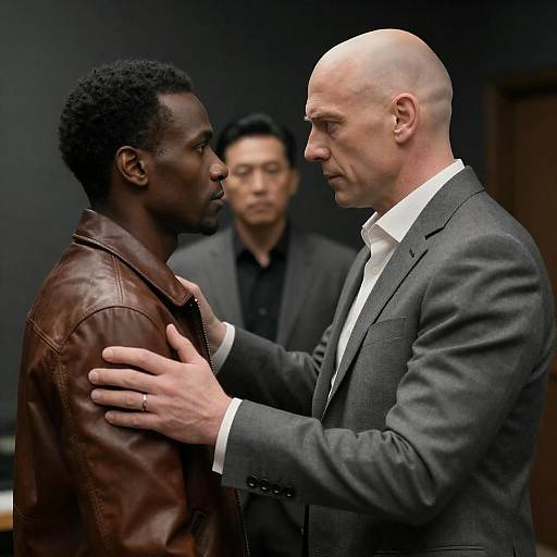 Intense Encounter in Dim Lighting