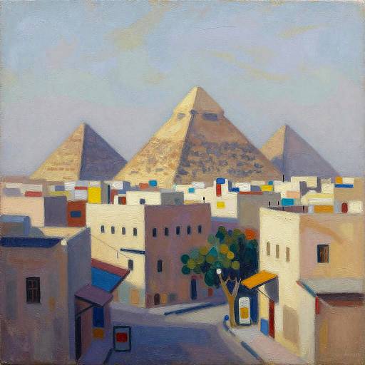 Mondrian Cairo Street Mage Skyline