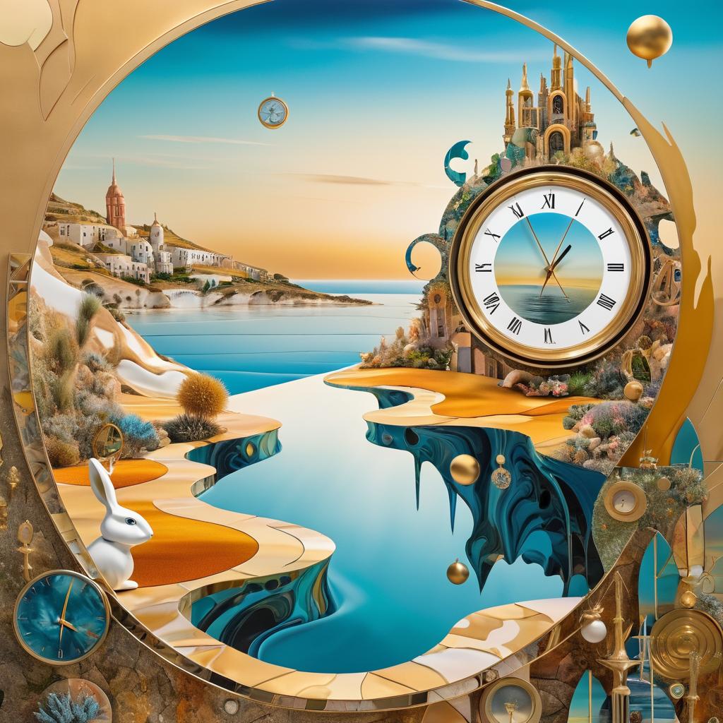 Surreal Symphony: A Dreamlike Collage Art