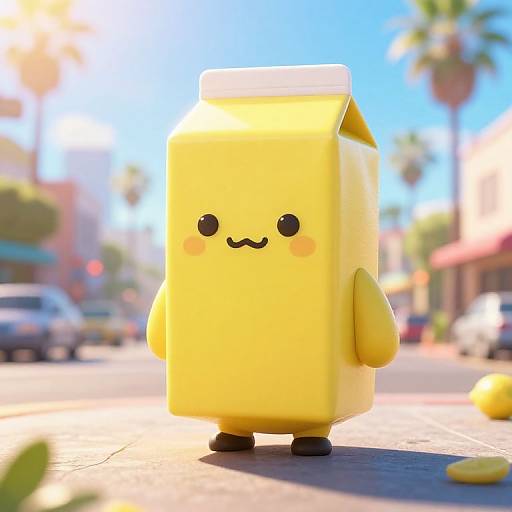 Rex Kawaii Lemon in Sunny Pixar City