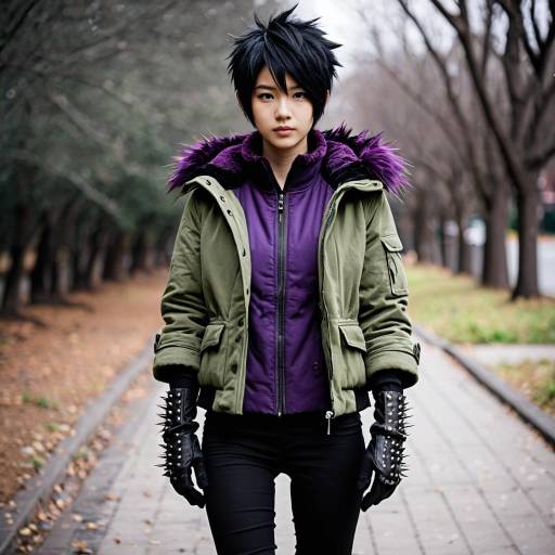 Cosplayer in Kai Chisaki Overhaul Costume