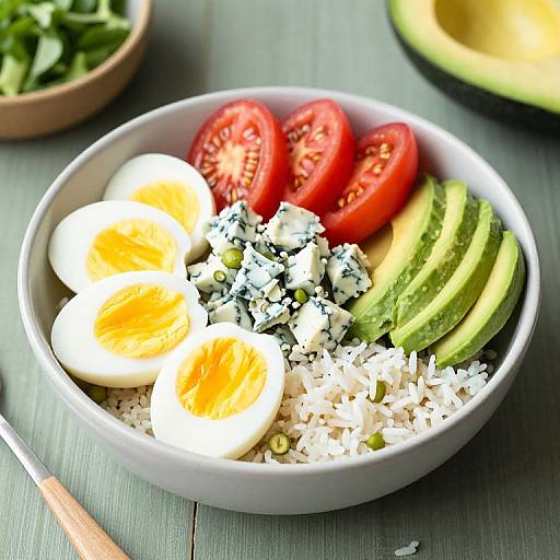 Healthy Vegetarian Buddha Bowl Lunch