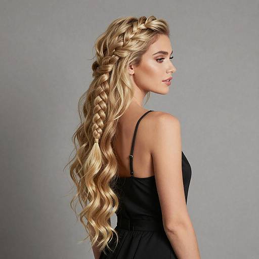 Elegant Portrait of Blonde Woman