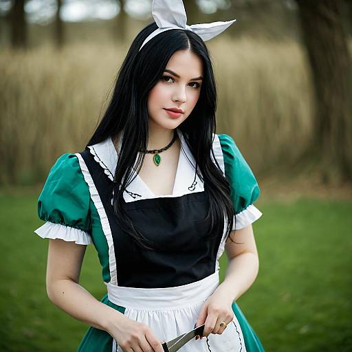 Lifestyle costume photo of Alice liddell (american mcgee's alice). Cosplay clothes