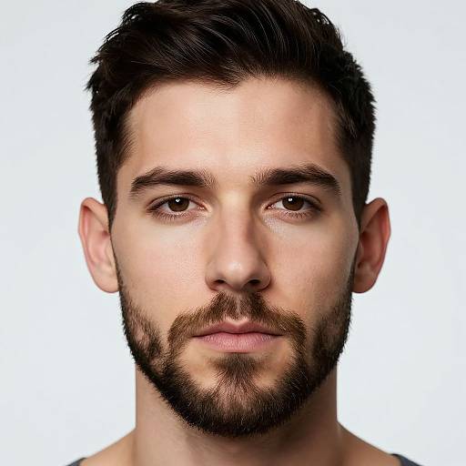 Hyper Realistic Sculpted Beard Portrait