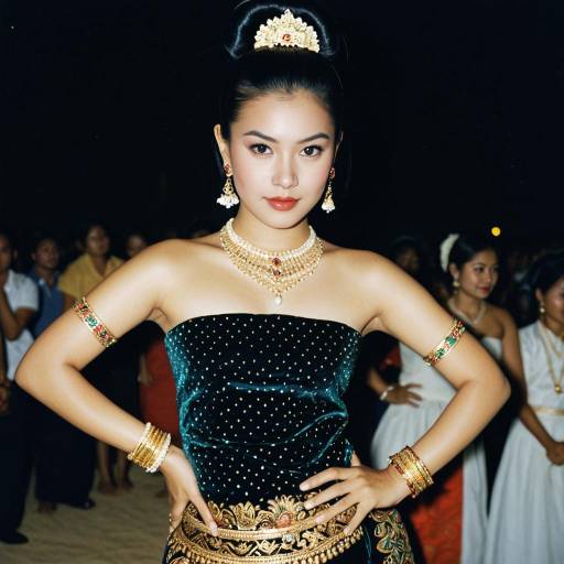 Elegant Thai Traditional Dance Performer