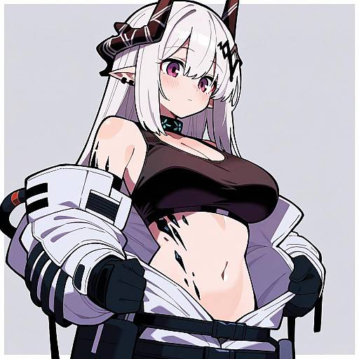 Illustration of Mudrock (elite ii) (arknights), arknights in the style of Nploser