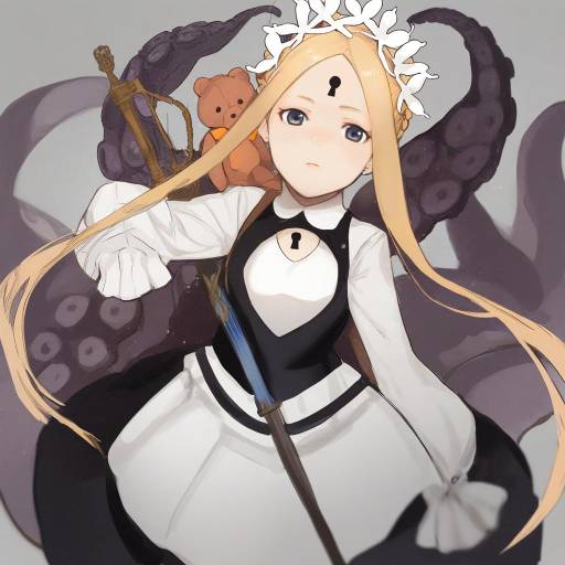 Illustration of Abigail williams (festival outfit) (fate), fate/grand order in the style of Hiranko
