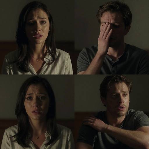 Intense Film Noir Drama Scenes