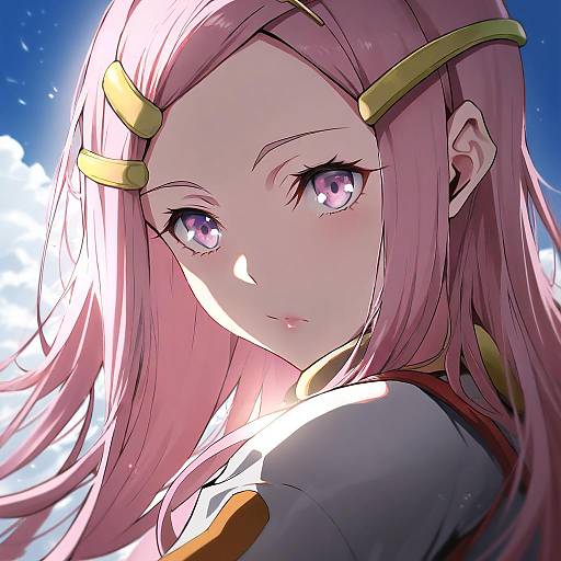 Illustration of Anemone (eureka seven), eureka seven (series) in the style of Nakatokung