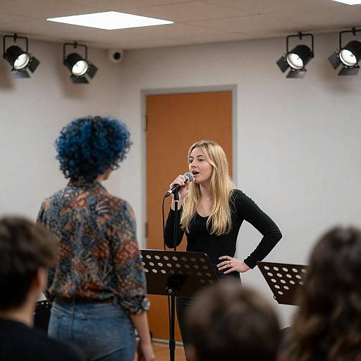 Dynamic Music Rehearsal Room Scene