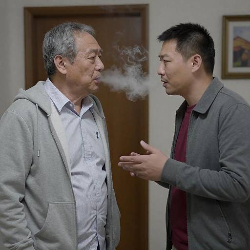 Intimate Moment Between Two Men