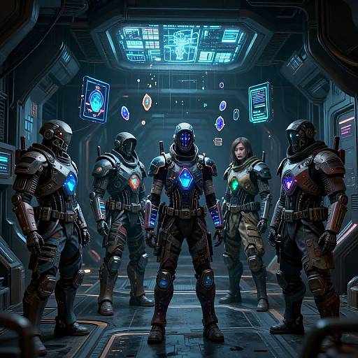 Voidpunk High-Tech Underground Bunker