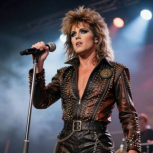 Vintage 1980s Pat Benatar Rock Costume