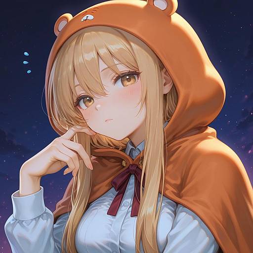 Illustration of Doma umaru, himouto! umaru-chan in the style of Mashuu (neko no oyashiro)