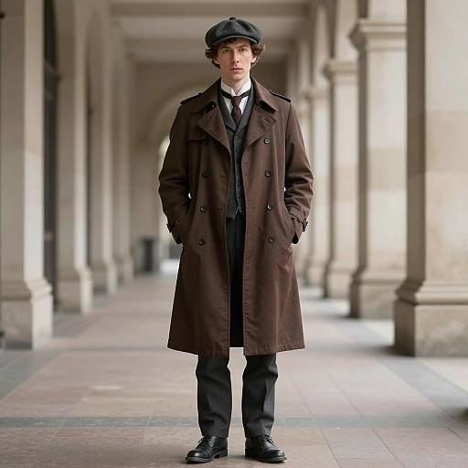 Vintage Sherlock Holmes Costume Photography