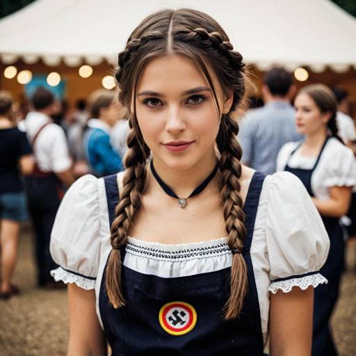 Girl in Traditional German Fest Dress