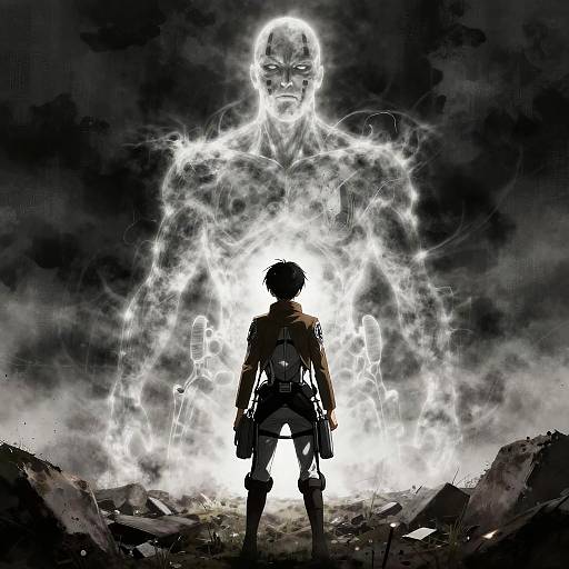 No-Face Mist Titan Theatrical Poster