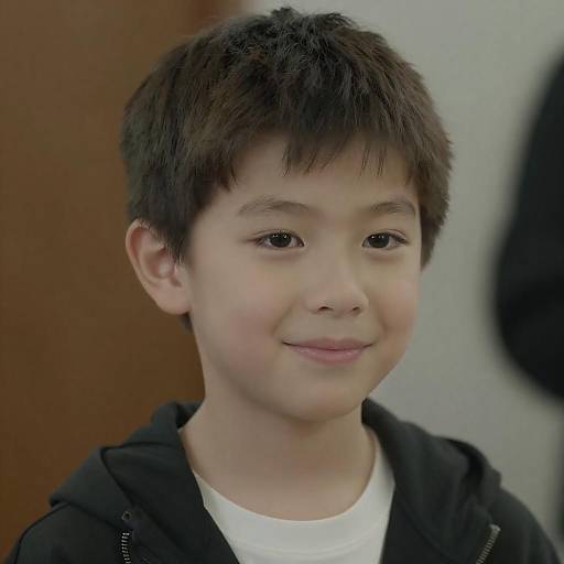 Portrait of a Smiling Young Boy