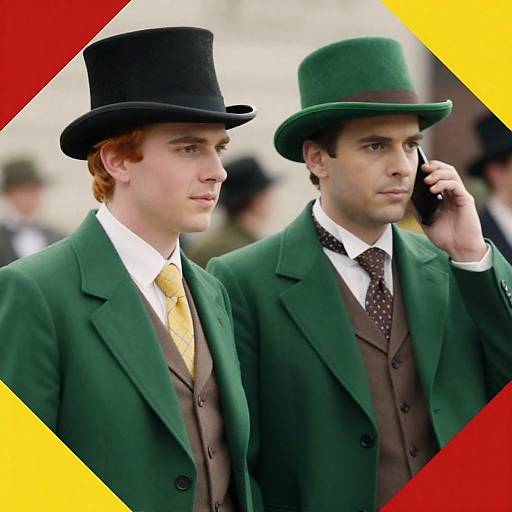 Vintage Photograph of Stylish Men