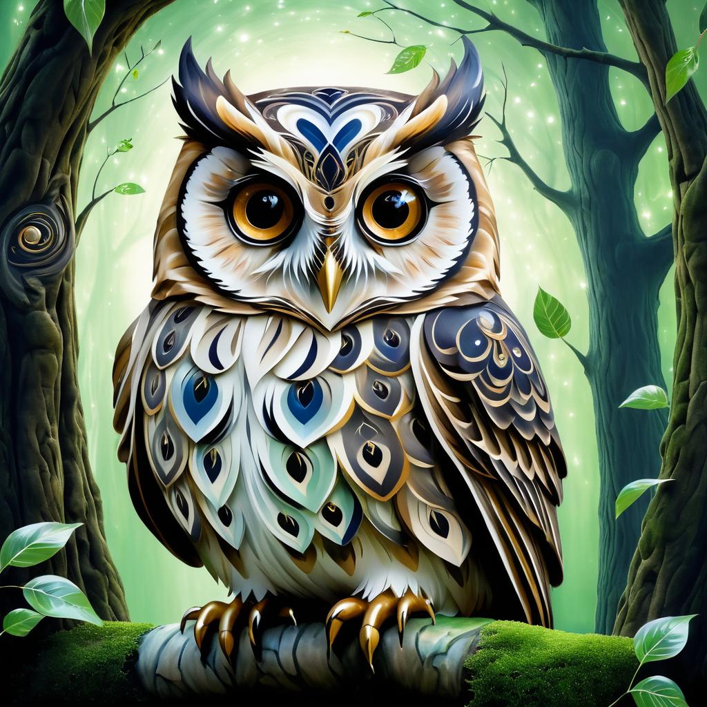 Enchanted Realism of a Wise Owl