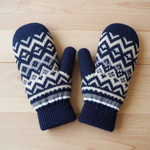 Norwegian Handcrafted Felted Mittens