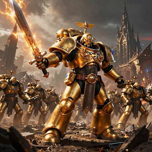 Warhammer 40k Emperor Leading Legion