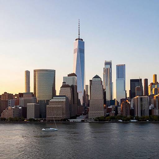 3D Rendering of Lower Manhattan Skyline