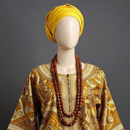 Mannequin in Traditional African Attire